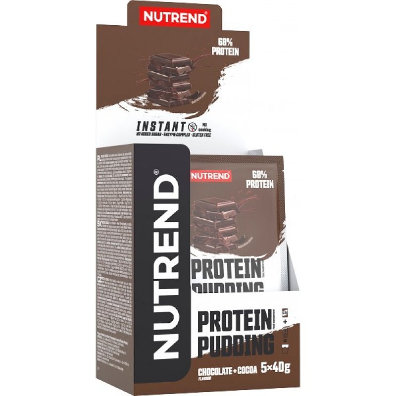Nutrend Protein Pudding - 5x 40 g, jahoda