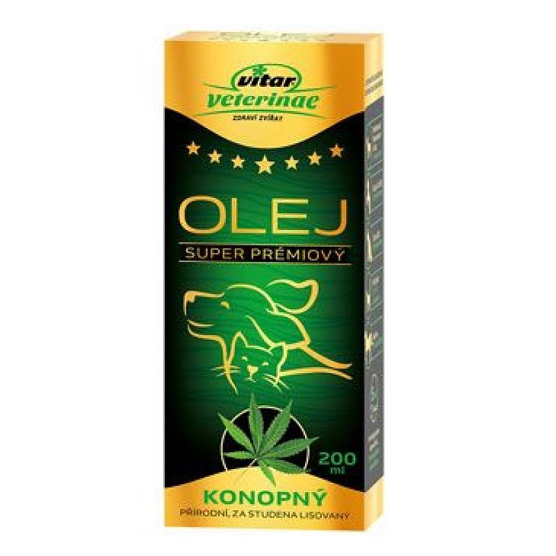 VITAR Veterinae Konopný olej 200 ml