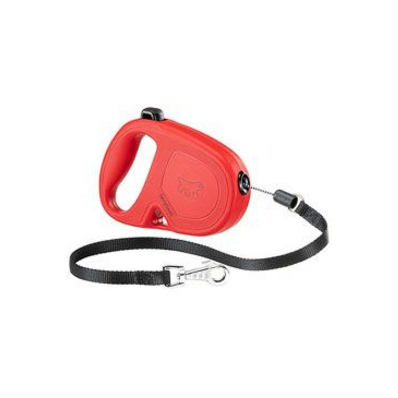 Ferplast vodítko FLIPPYONE lanko S 4,5m/12kg červené