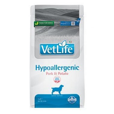 Vet Life Natural DOG Hypo Pork & Potato 2 kg