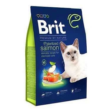 Brit Premium Cat by Nature Sterilized Salmon 1,5 kg
