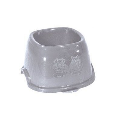 Zolux miska plast protiskluz pro kokršpaněly 0,7 l šedá