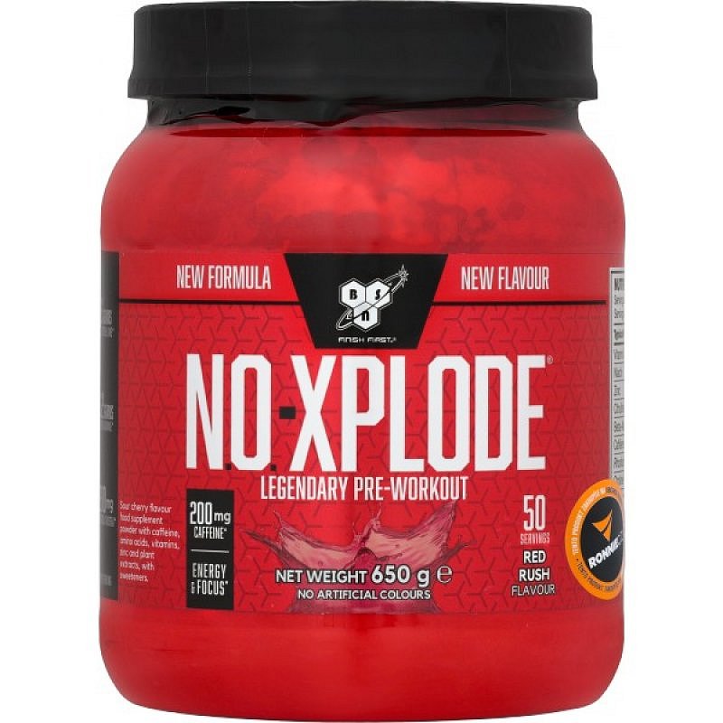 BSN NO-Xplode - 650 g, green burst - kiwi-jahoda