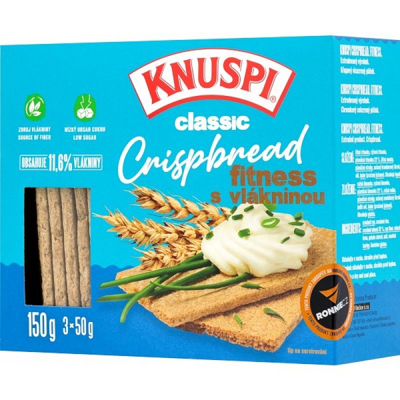 Knuspi Crispbread 150 g, jarní zelenina