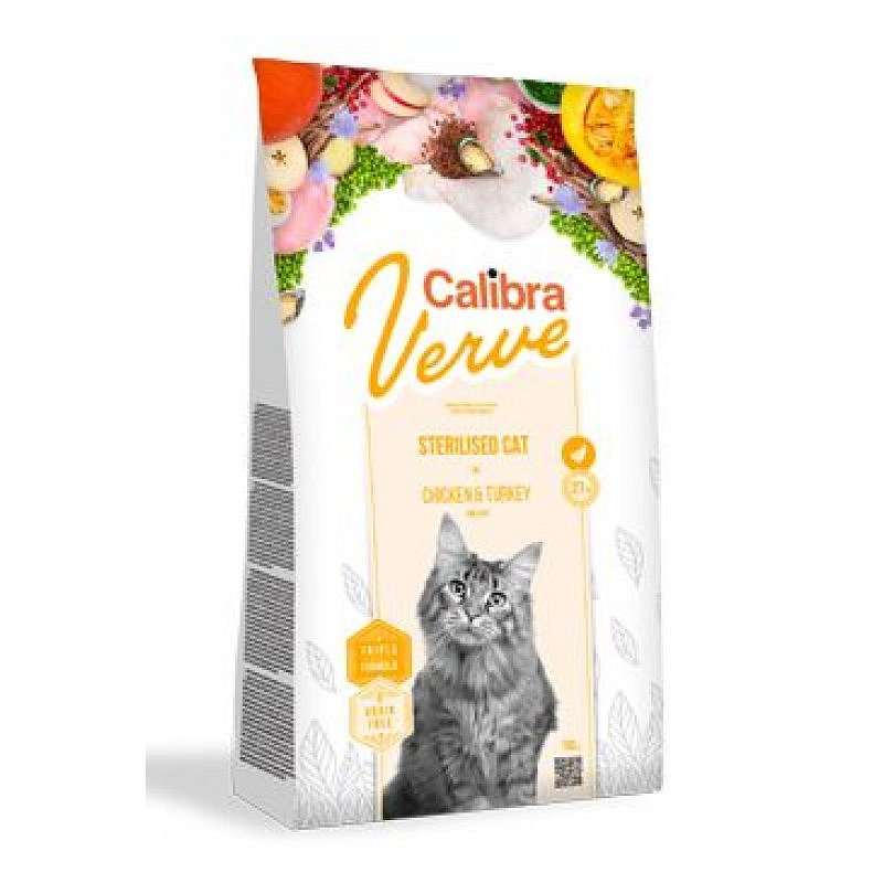 Calibra Cat Verve GF Sterilised Chicken&Turkey 750 g