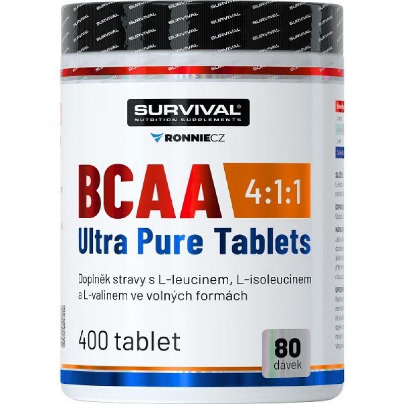 Survival BCAA 4:1:1 Ultra Pure Tablets 400 tbl