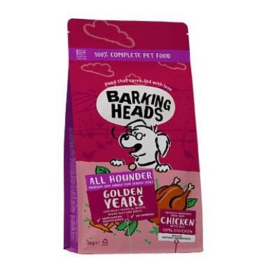 BARKING HEADS All Hounder Golden Years Chicken 2 kg
