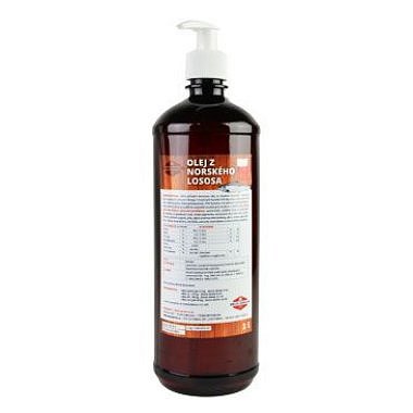 Lososový olej 100% pes ZEUS 1000 ml