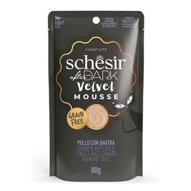 Schesir Cat kapsa After Dark Velv.Mousse kuře/kachna 80 g