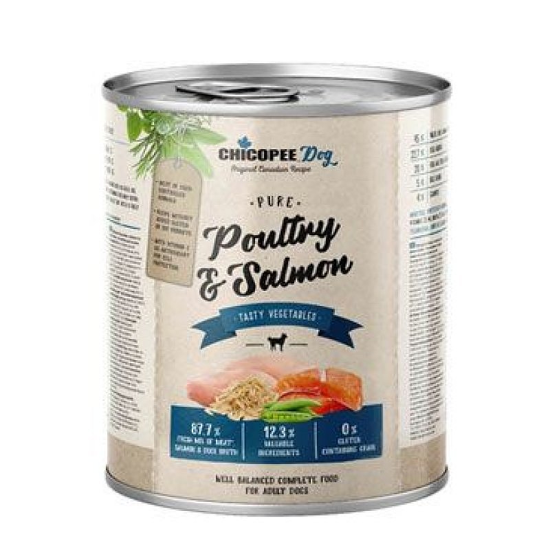 Chicopee Dog konz. Pure Poultry & Salmon 800 g