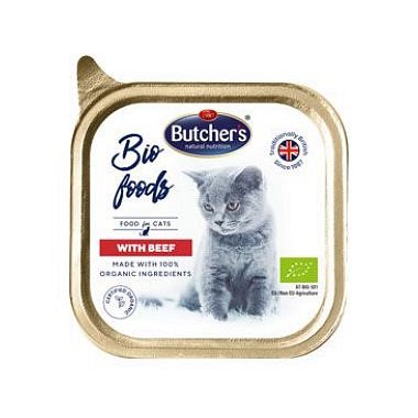 Butcher's Cat Bio s hovězím vanička 85 g