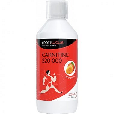 Sport Wave Carnitine 220000 - 500 ml, pomeranč