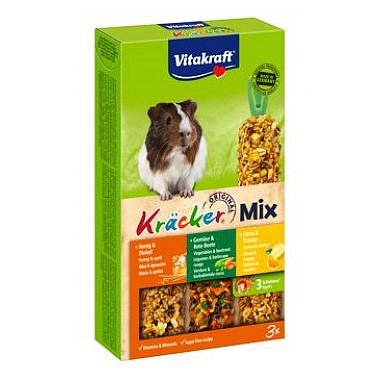 Vitakraft Rodent Guinea pig Kräcker honey/veg/citr 3 ks