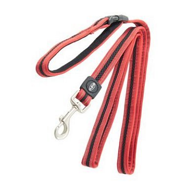 Vodítko BUSTER Airmesh reflexní S/M 180cm/20mm červené