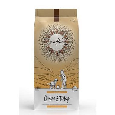 Kraftia CRAFTIA NATURA DOG Puppy M/L Chicken & Turkey 7 kg