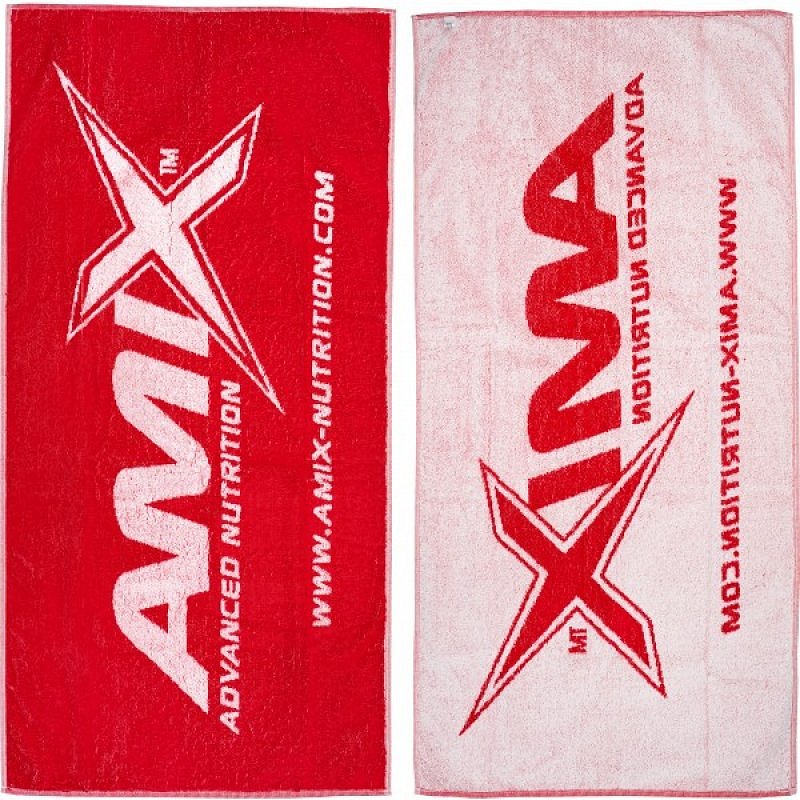 Ručník Amix 100 x 50 cm (červeno-bílý)