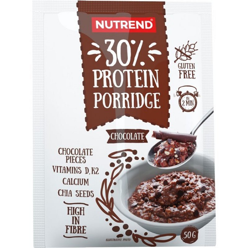 Nutrend Protein Porridge - 50 g, čokoláda