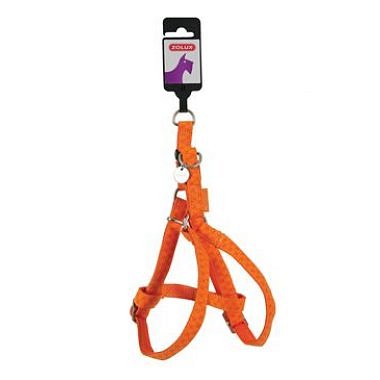 Postroj pes MAC LEATHER oranžová 25 mm Zolux