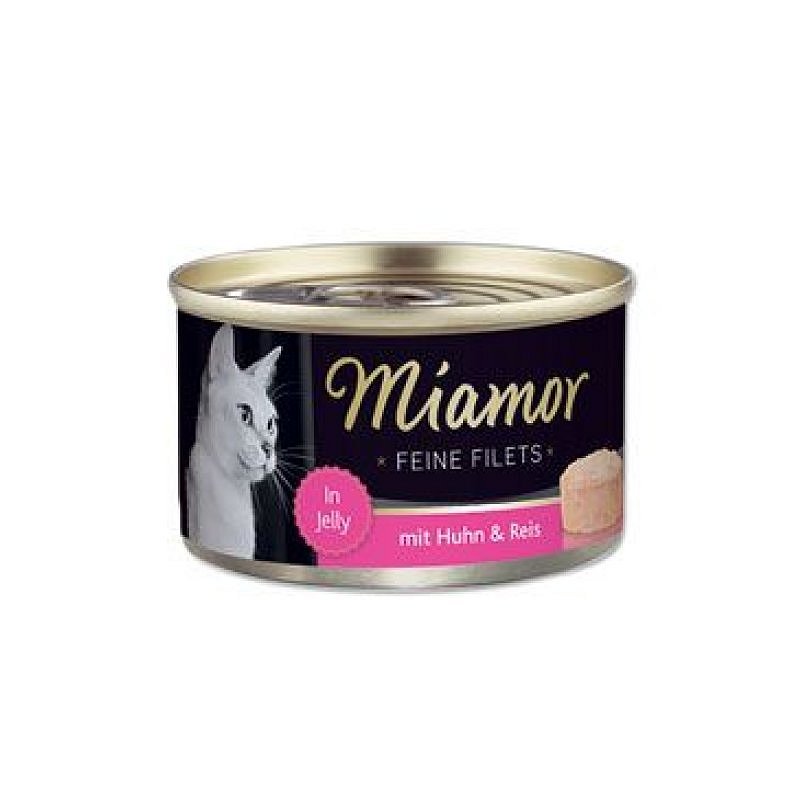 Miamor Cat Filet konzerva kuře+rýže v želé 100 g