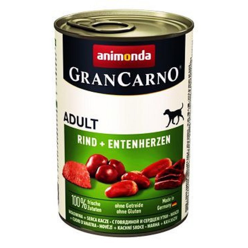 Animonda pes GRANCARNO konz. ADULT hov/kach.srdce 400 g