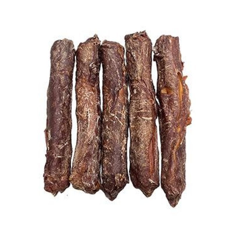 Pochoutka Rolka z buvolí kůže s kachním masem 15cm/10ks