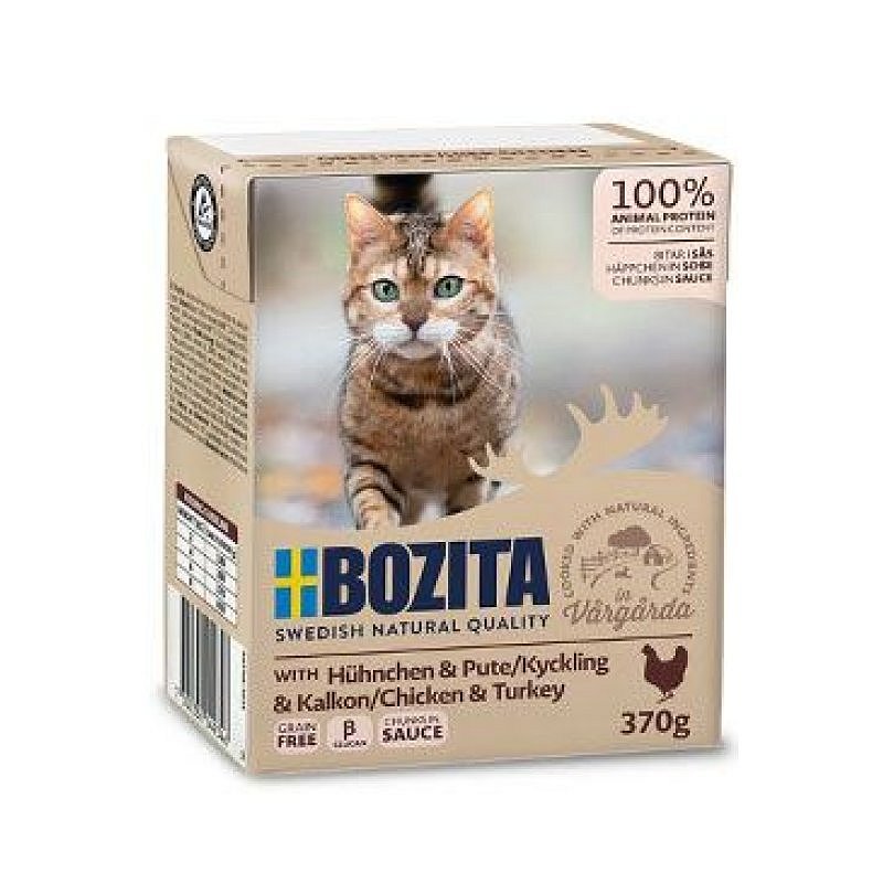 Bozita Cat kousky v omáčce kuře a krůta TP 370 g