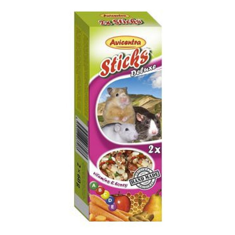 Avicentra Tyčinka Malý hlodavec vitamíny med 2 x 60 g