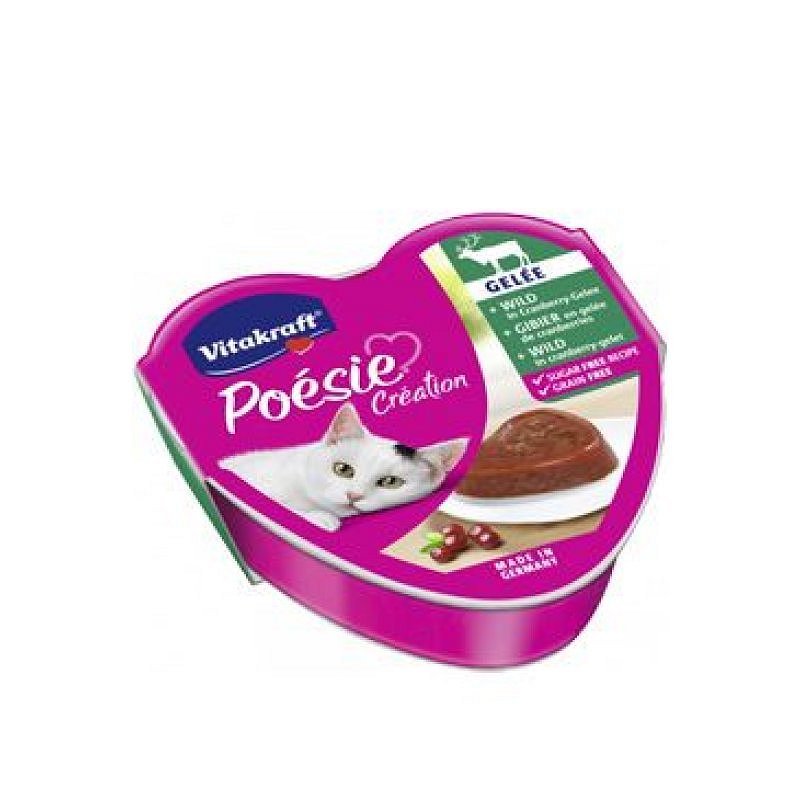 Vitakraft Cat Poésie jelly zvěřina brusinka 85 g