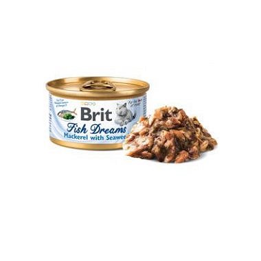 Brit Cat konz Brit Fish Dreams Mackerel & Seaweed 80 g