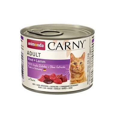 Animonda konz. kočka CARNY Adult hovězí/jehněčí 200 g