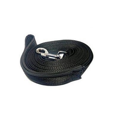 Vodítko DINOFASHION stopovací s rukojetí 20m černá