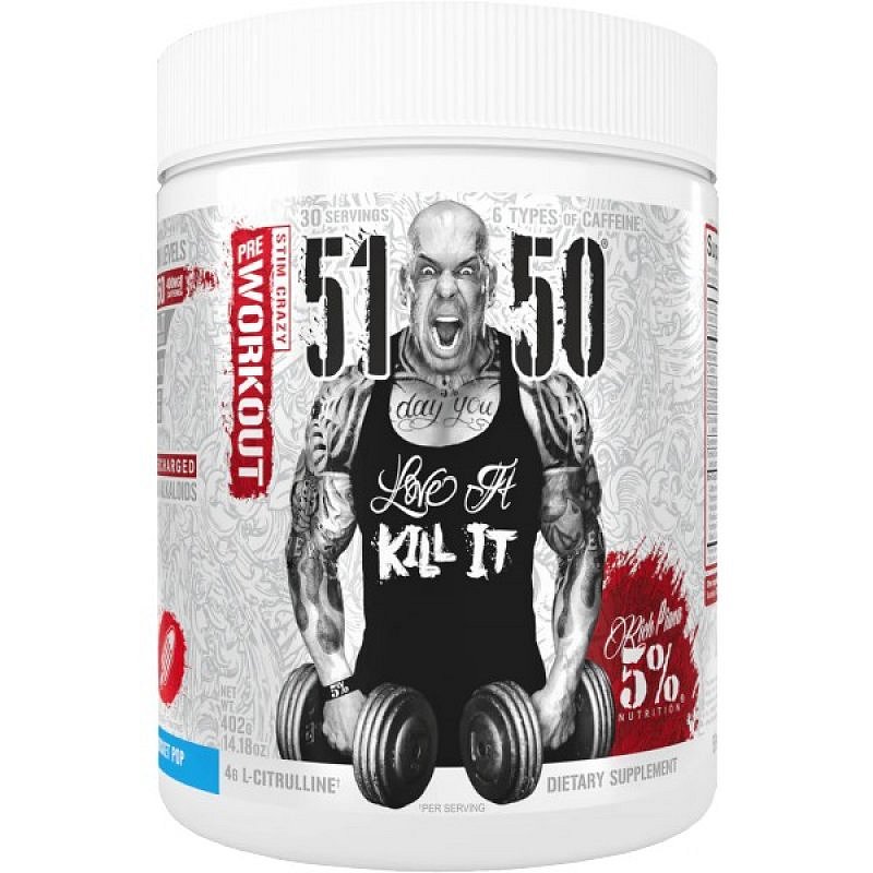 Rich Piana 5% Nutrition 5150 Pre-Workout - 372 g, zelené jablko