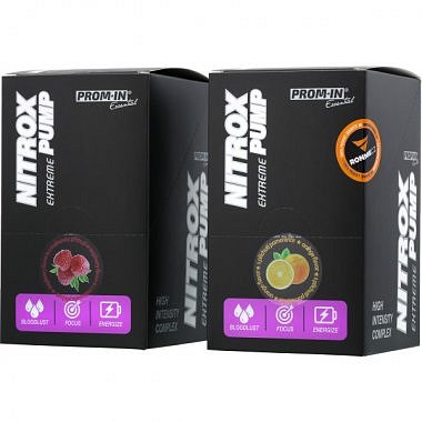 PROM-IN Nitrox Pump Extreme - 10x 15 g, malina