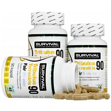 Survival Tribulus Terrestris 90 Fair Power 90 cps - AKCE 2+1 ZDARMA