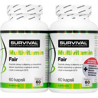 Survival Multivitamin Fair Power 60 cps - AKCE 1+1