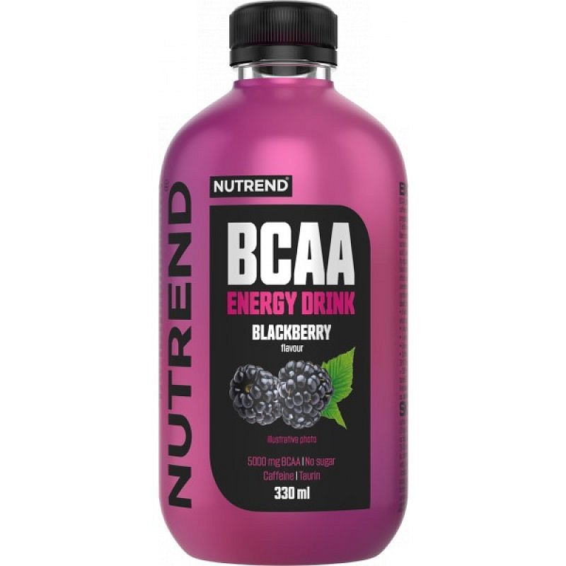 Nutrend BCAA Energy Drink - 330 ml, ostružina