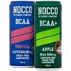 Nocco BCAA - 330 ml, jablko (bez kofeinu)