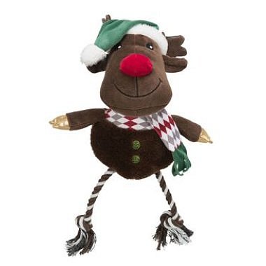 Trixie vánoční hračka pes Xmas REINDEER plyš/bavlna 49 cm