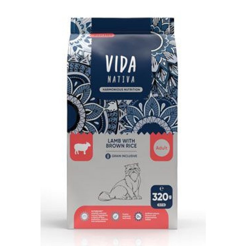 Kraftia VIDA NATIVA CAT Adult Lamb & Rice 320 g