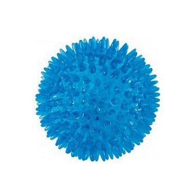 Zolux BALL SPIKE TPR POP 13 cm s ostny tyrkys