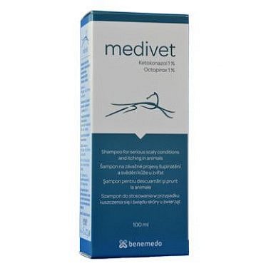 Medivet veterinární šampon - lupy a svědění 100 ml