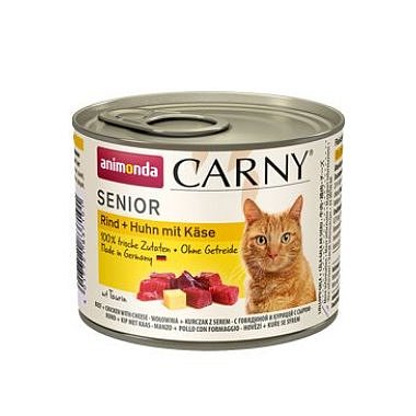 Animonda konz. kočka CARNY SENIOR kuře/sýr 200 g