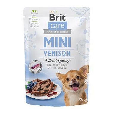 Brit Care Dog Mini Venison fillets in gravy 85 g