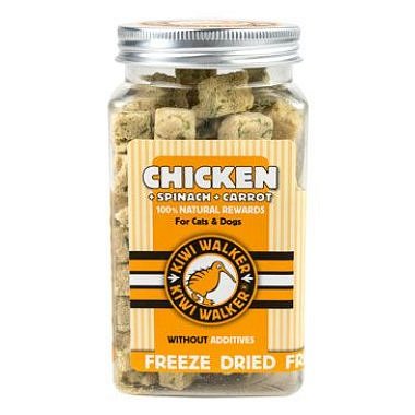 Kiwi mrazem sušené kuře, špenát, mrkev 65 g
