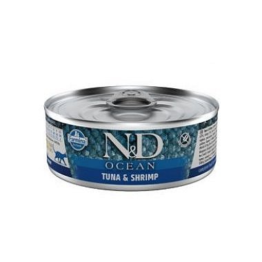 N&D CAT OCEAN Adult Tuna & Shrimps 80 g