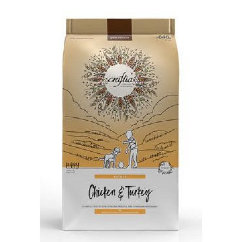 Kraftia CRAFTIA NATURA DOG Puppy S Chicken & Turkey 640 g