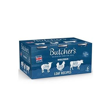 Butcher's Dog Original hovězí/kuř/jehněčí konz. 6 x 400 g