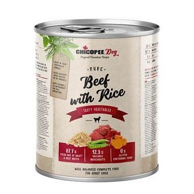 Chicopee Dog konz. Pure Beef with Rice 800 g