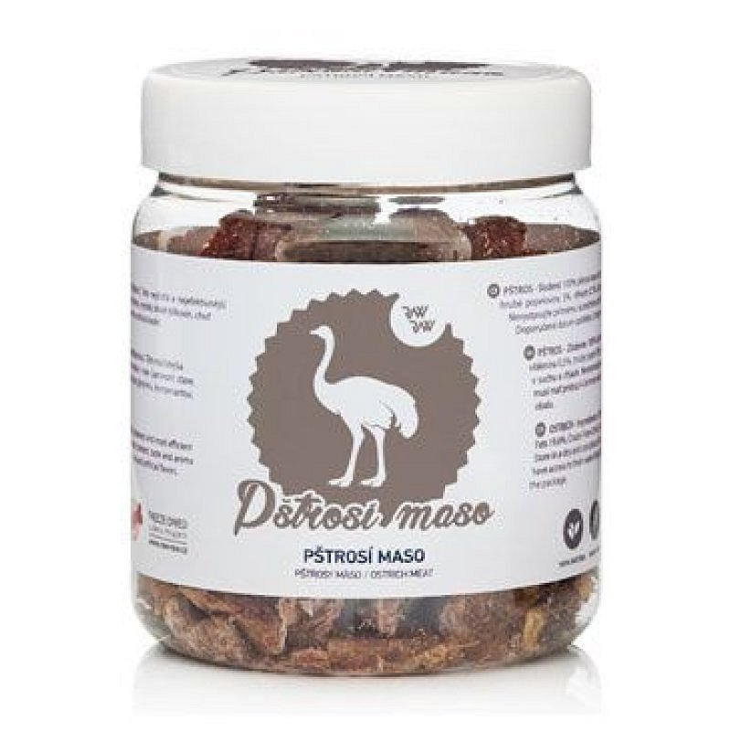 Raw Raw mrazem sušené Pštrosí maso 90 g