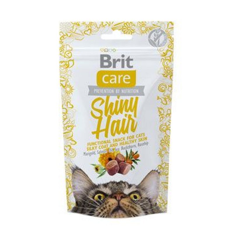 Brit Care Cat Snack Shiny Hair 50 g